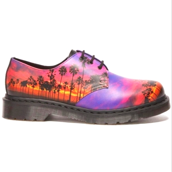 Dr Martens 1461 Los Angeles Leather Oxford Shoes Size 7 Limited Edition NEW - Picture 3 of 9